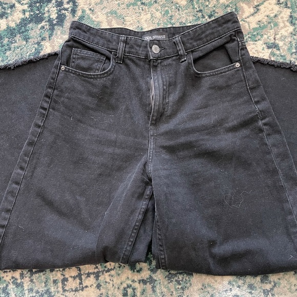 ZARA high waist wide leg jeans - Picture 2 of 5
